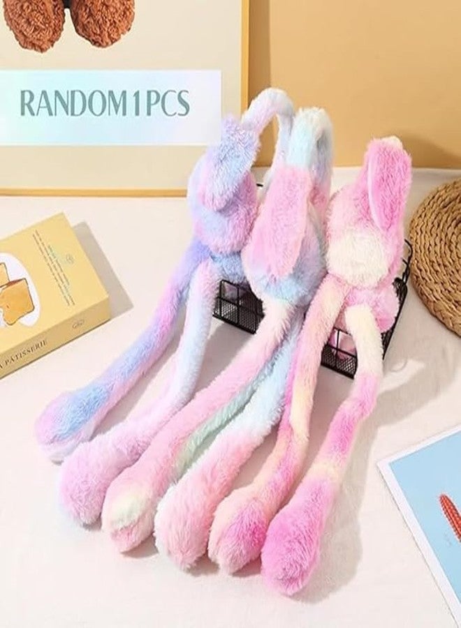 PRITASHA Trending Kids Winter Ear Muffs/Unicorn Rainbow & Rabbit Moving Ear Bunny Warmers with Chu Chu Sound/Soft Plush Hair Cover for Girls, Boys & Adults/Cute Winter Muffler Headband (Multicolor) - Image 5